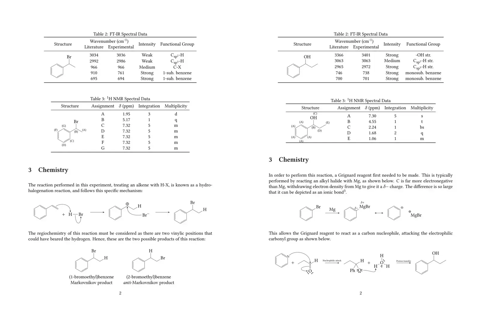 Reaction mechanisms in LaTeX